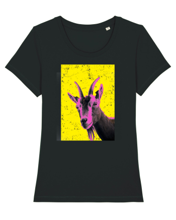 neon goat #2 Black