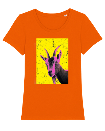 neon goat #2 Bright Orange