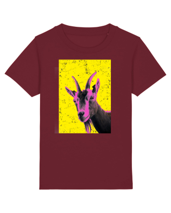neon goat #2 Burgundy