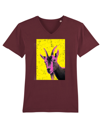 neon goat #2 Burgundy