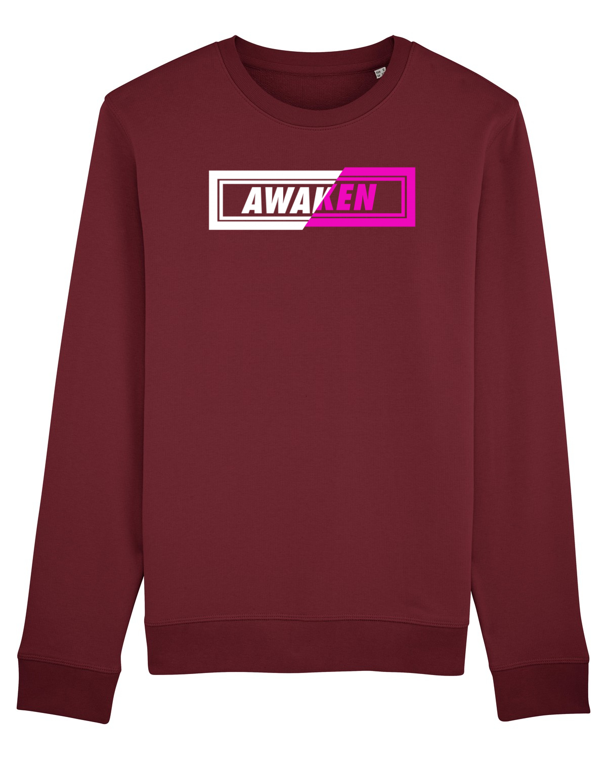 Bluză mânecă lungă Unisex Rise Burgundy