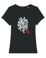 fighter Tricou mânecă scurtă guler larg fitted Damă Expresser