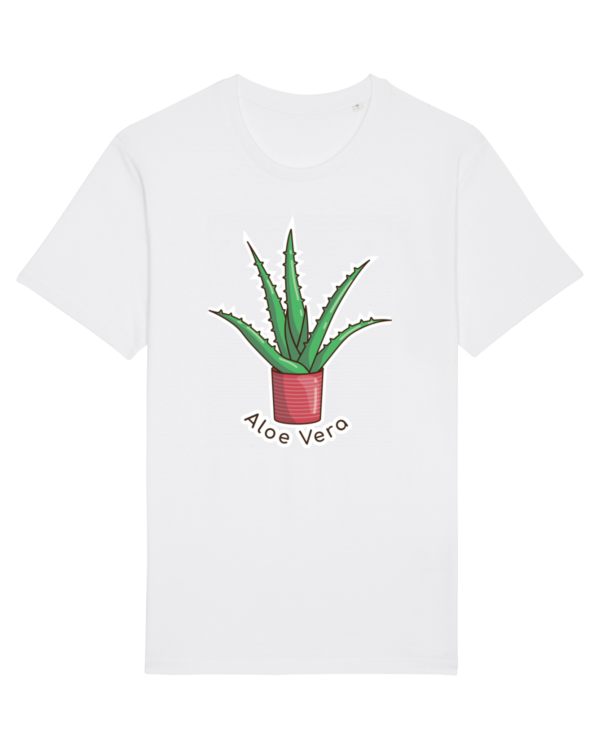 Tricou mânecă scurtă Unisex Rocker White