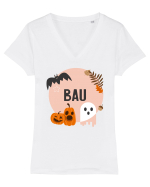 Bau Tricou mânecă scurtă guler V Damă Evoker
