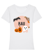 Bau Tricou mânecă scurtă guler larg fitted Damă Expresser