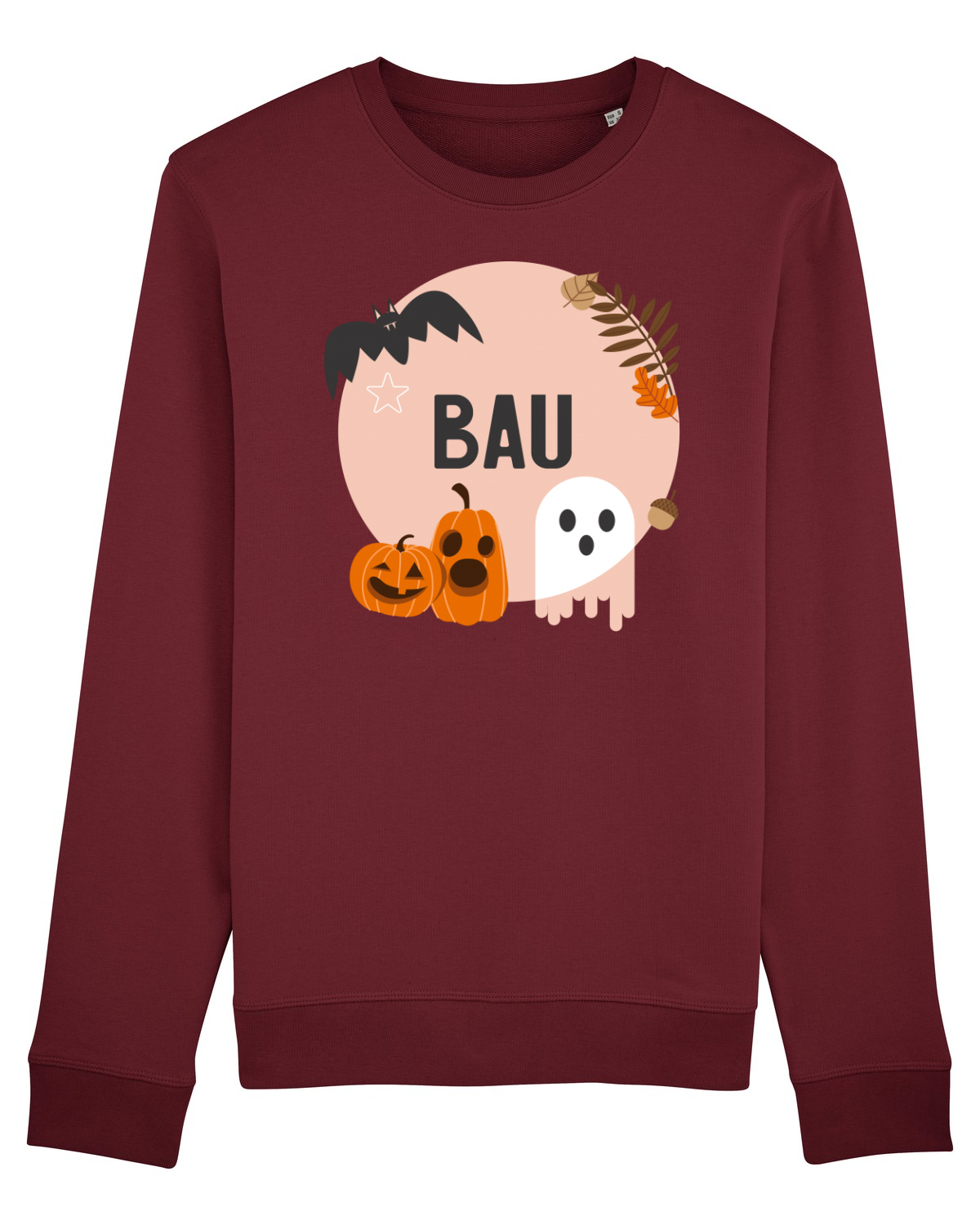 Bluză mânecă lungă Unisex Rise Burgundy