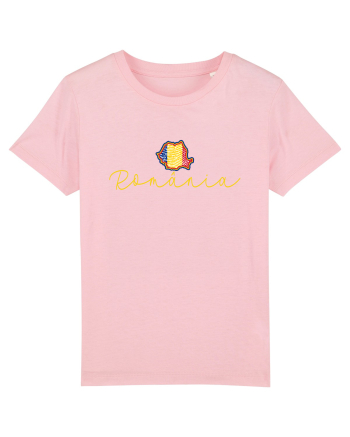 Romania Harta Tricolora Cotton Pink