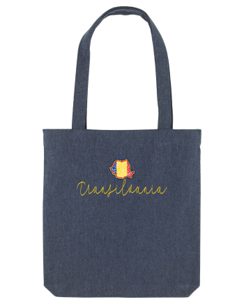 Transilvania Romania Harta Tricolora Midnight Blue
