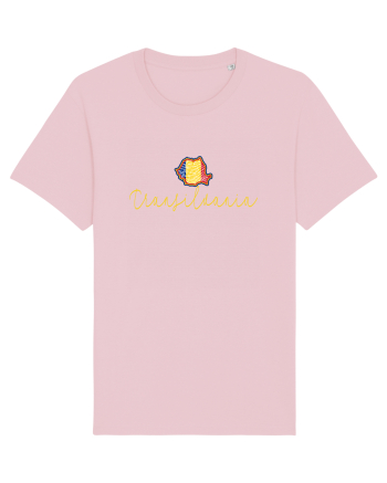 Transilvania Romania Harta Tricolora Cotton Pink