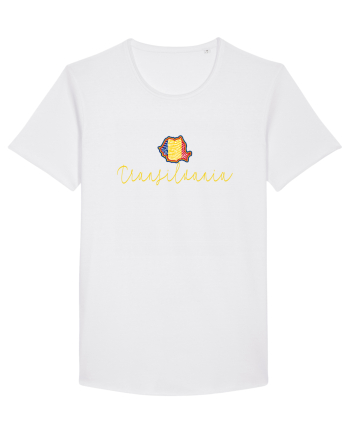 Transilvania Romania Harta Tricolora White