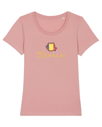 Oltenia Romania Harta Tricolora Canyon Pink