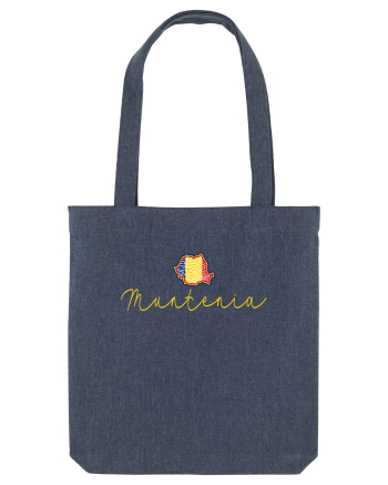 Muntenia Romania Harta Tricolora Midnight Blue