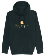 Muntenia Romania Harta Tricolora Hanorac cu fermoar Unisex Connector