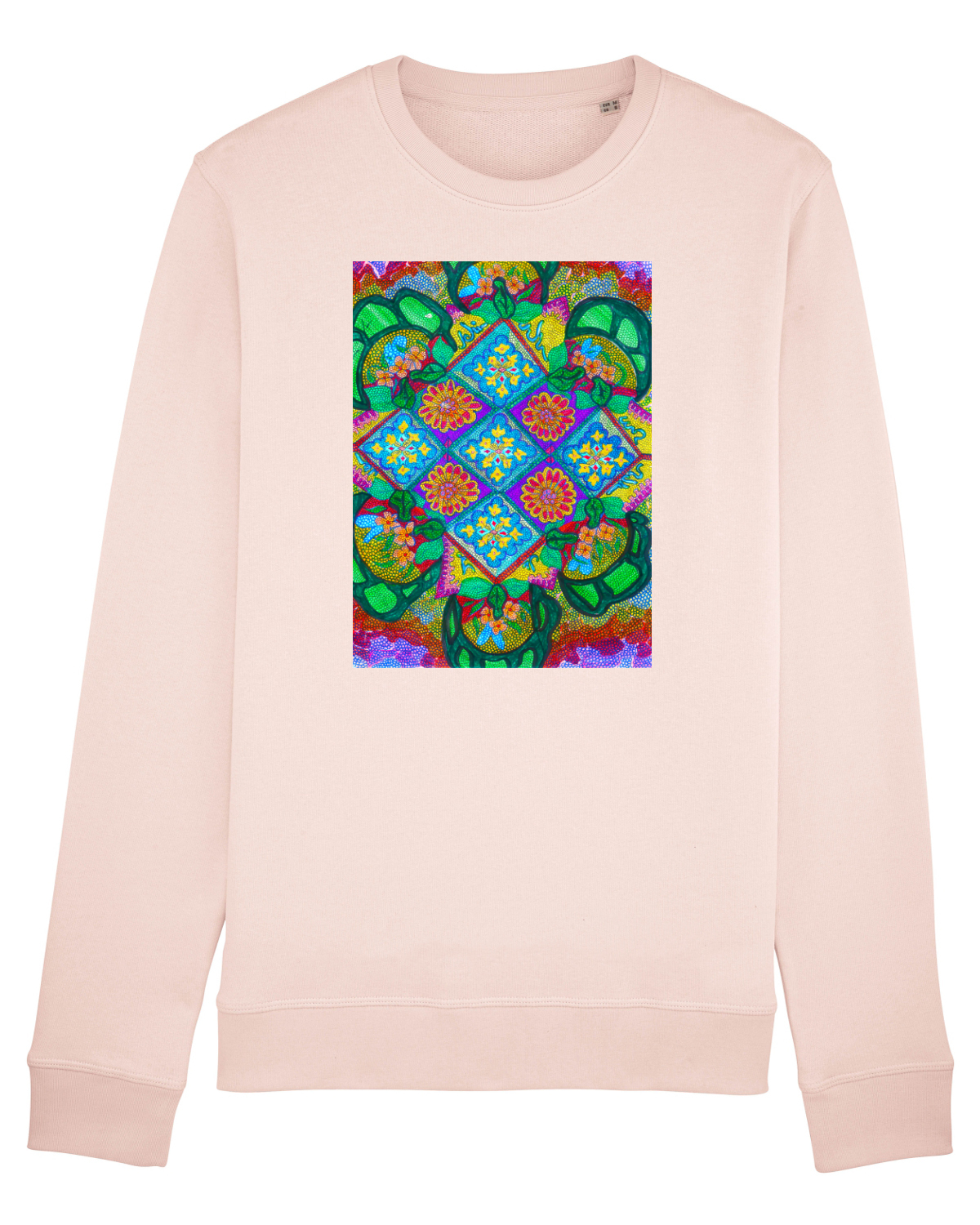 Bluză mânecă lungă Unisex Rise Candy Pink