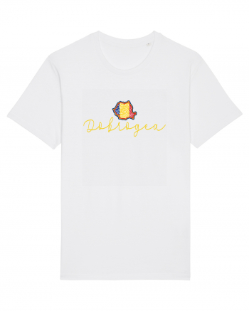 Dobrogea Romania Harta Tricolora White