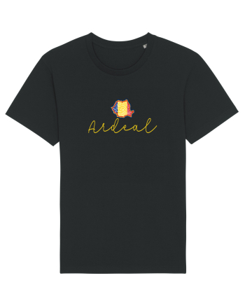 Ardeal Romania Harta Tricolora Black