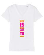 inspiro #23 Tricou mânecă scurtă guler V Damă Evoker