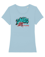 dance shoes Tricou mânecă scurtă guler larg fitted Damă Expresser