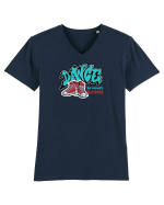 dance shoes Tricou mânecă scurtă guler V Bărbat Presenter