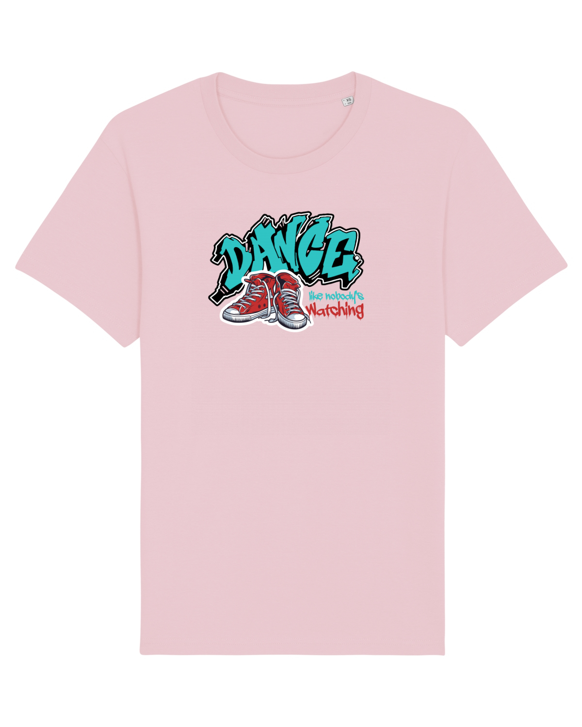 Tricou mânecă scurtă Unisex Rocker Cotton Pink