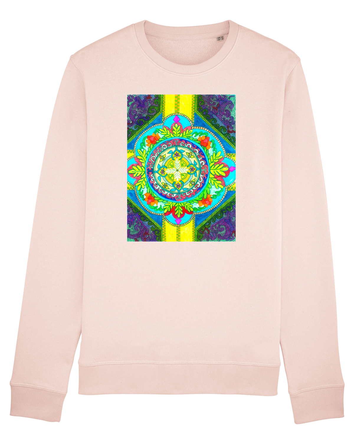 Bluză mânecă lungă Unisex Rise Candy Pink