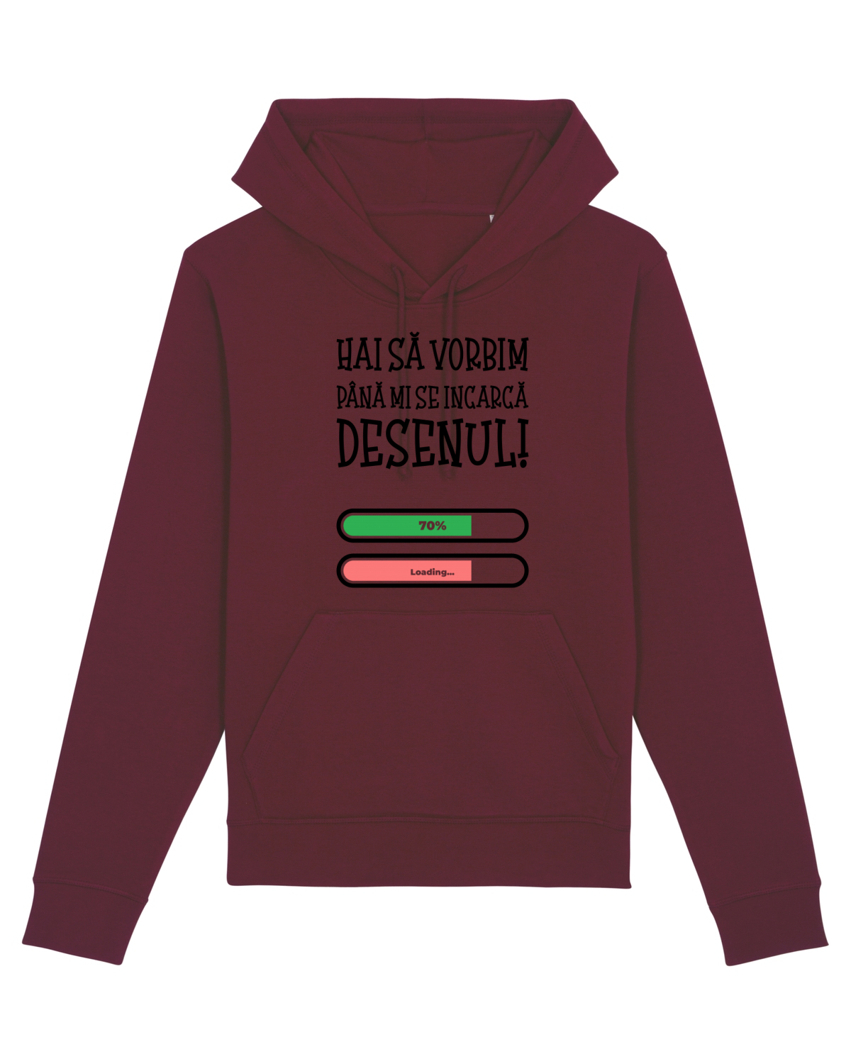Hanorac Unisex Drummer Burgundy
