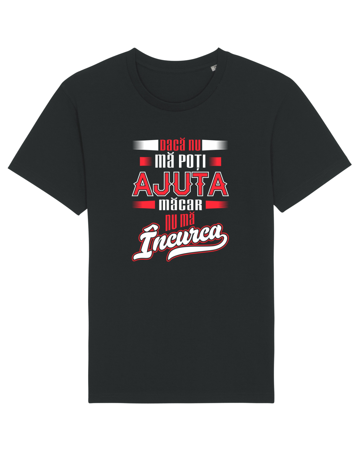 Tricou mânecă scurtă Unisex Rocker Black