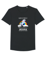 Be a Unicorn Tricou mânecă scurtă guler larg Bărbat Skater