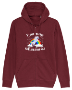 I eat glitter for breakfast Hanorac cu fermoar Unisex Connector