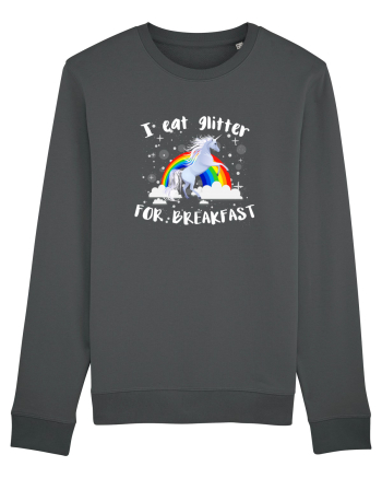 I eat glitter for breakfast Anthracite