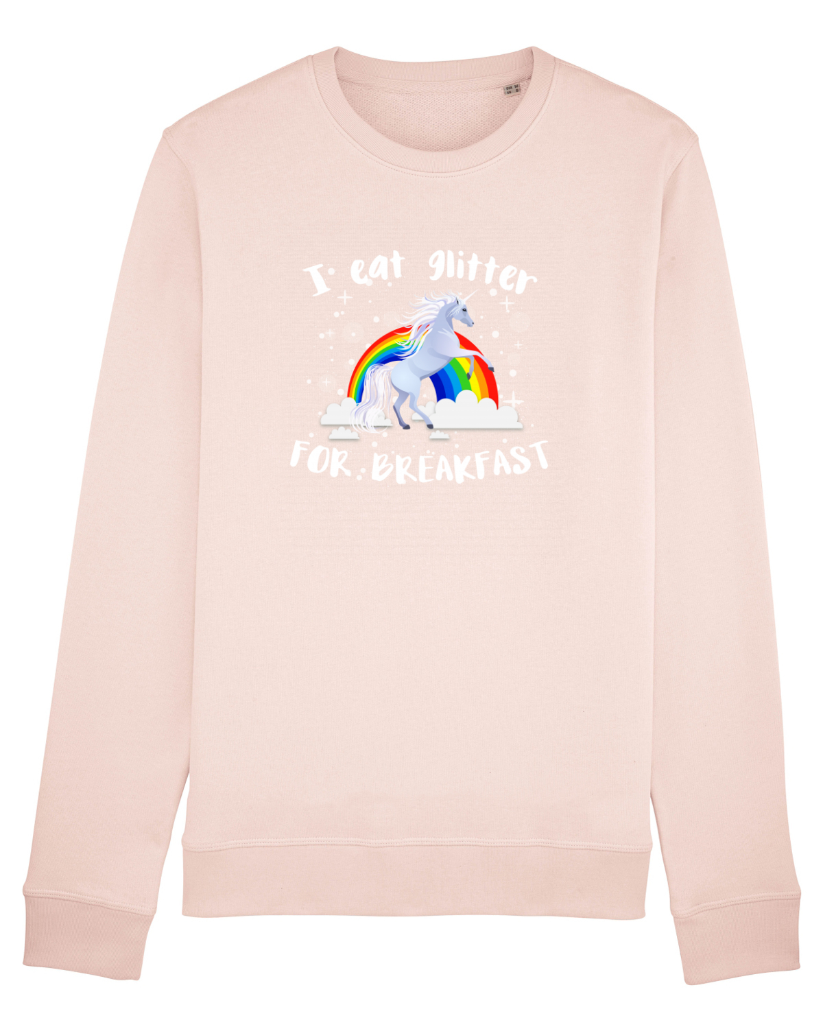 Bluză mânecă lungă Unisex Rise Candy Pink