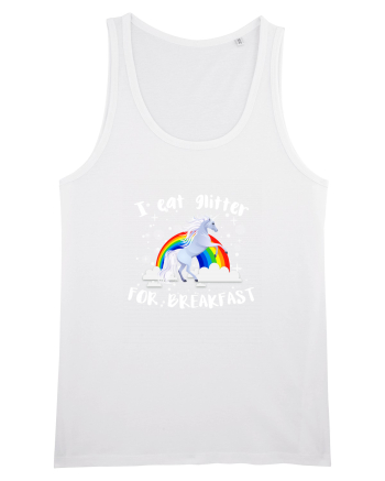I eat glitter for breakfast White
