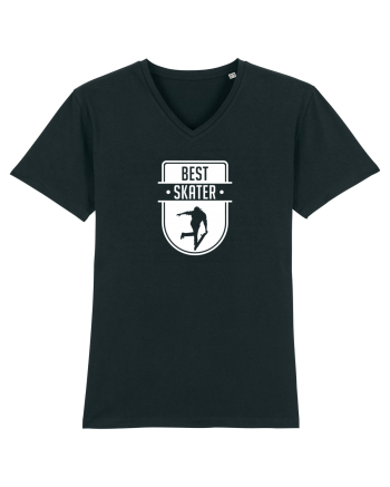 Cool Skateboarding Gift - Best Skater Badge Black