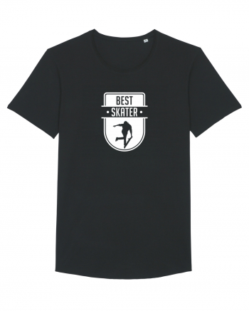 Cool Skateboarding Gift - Best Skater Badge Black