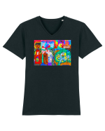 E despre muzica Tricou mânecă scurtă guler V Bărbat Presenter
