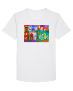 E despre muzica Tricou mânecă scurtă guler larg Bărbat Skater