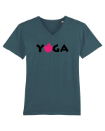 Yoga Design  Tricou mânecă scurtă guler V Bărbat Presenter
