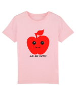 Cute Apple Design Tricou mânecă scurtă  Copii Mini Creator