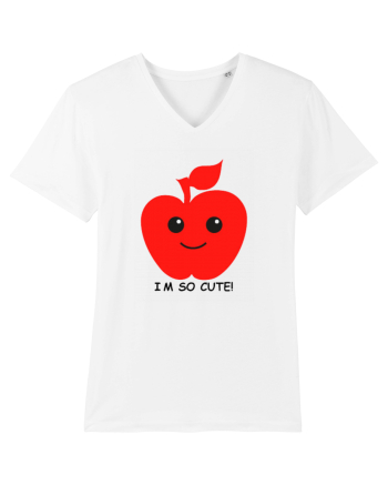 Cute Apple Design White