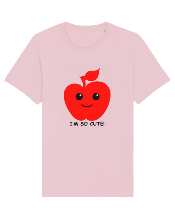 Cute Apple Design Cotton Pink