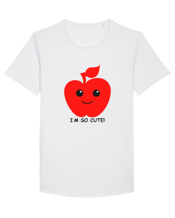 Cute Apple Design White
