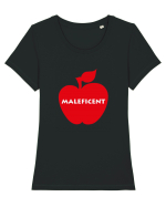 Maleficent Design Tricou mânecă scurtă guler larg fitted Damă Expresser