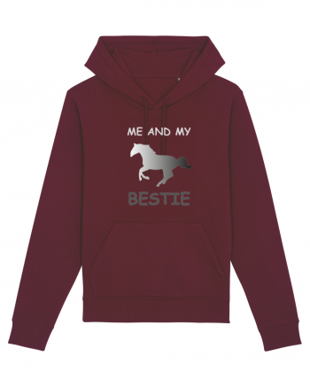 Horse Best Friend Design Burgundy