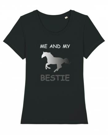 Horse Best Friend Design Black