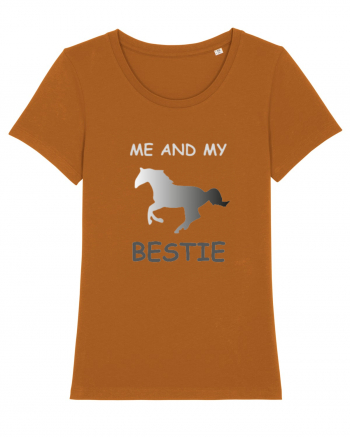 Horse Best Friend Design Roasted Orange