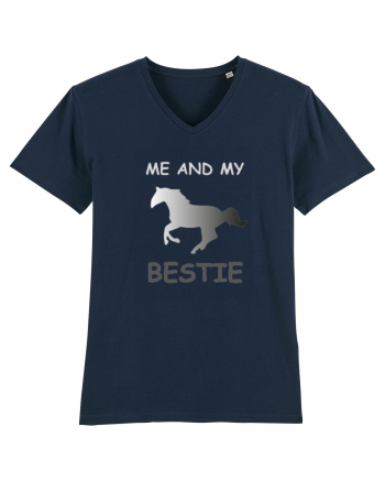 Horse Best Friend Design French Navy