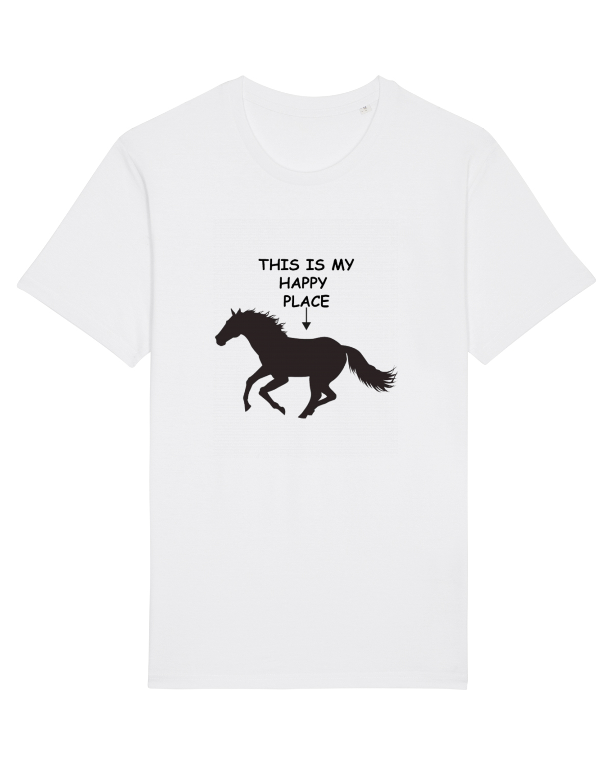 Tricou mânecă scurtă Unisex Rocker White