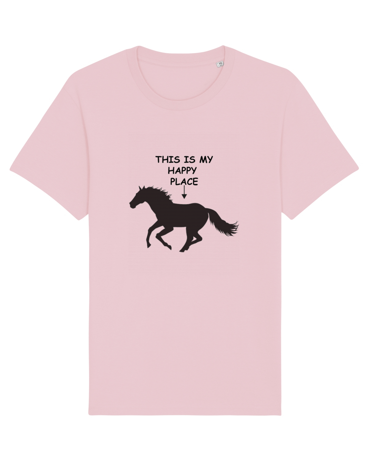 Tricou mânecă scurtă Unisex Rocker Cotton Pink