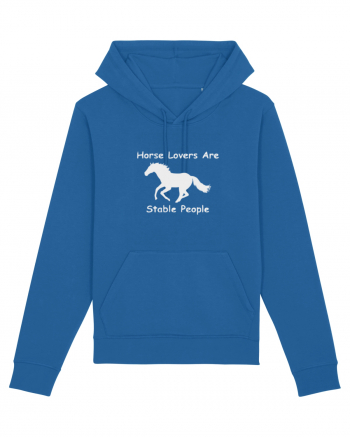 Horse Lovers Grey Design Royal Blue