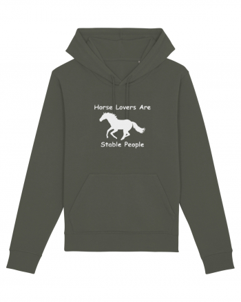 Horse Lovers Grey Design Khaki